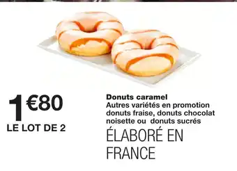 Monoprix Donuts caramel offre