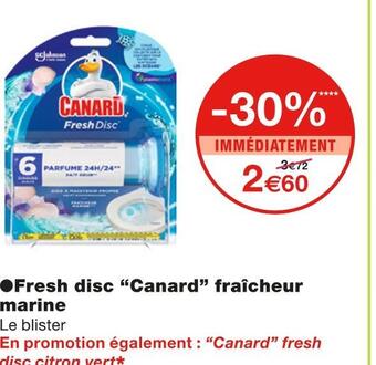 Monoprix Canard fresh disc fraîcheur marine offre