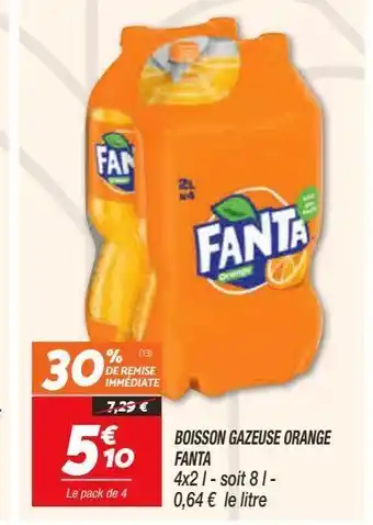 Netto Boissons gazeuse orange fanta offre