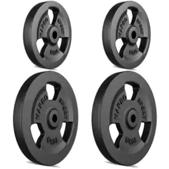 Go Sport Marbo sport marbo sport ensemble de poids en fonte tri-grip ø31 mm | 60 kg offre