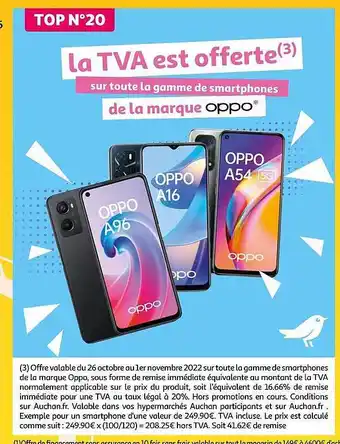 Auchan La marque oppo offre