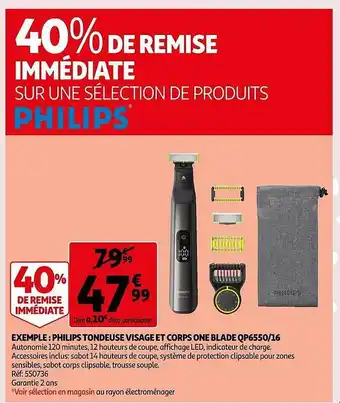 Auchan Produits philips offre