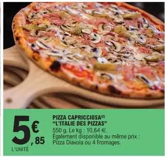 E.Leclerc Pizza capricciosa offre