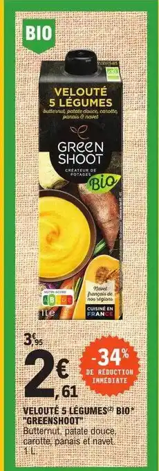 E.Leclerc Velouté 5 légumes bio offre