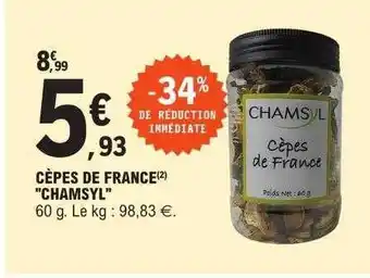 E.Leclerc Cèpes de france offre