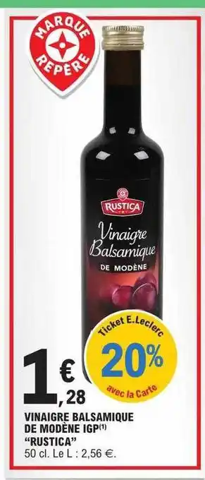 E.Leclerc Vinaigre balsamique de modène igp offre
