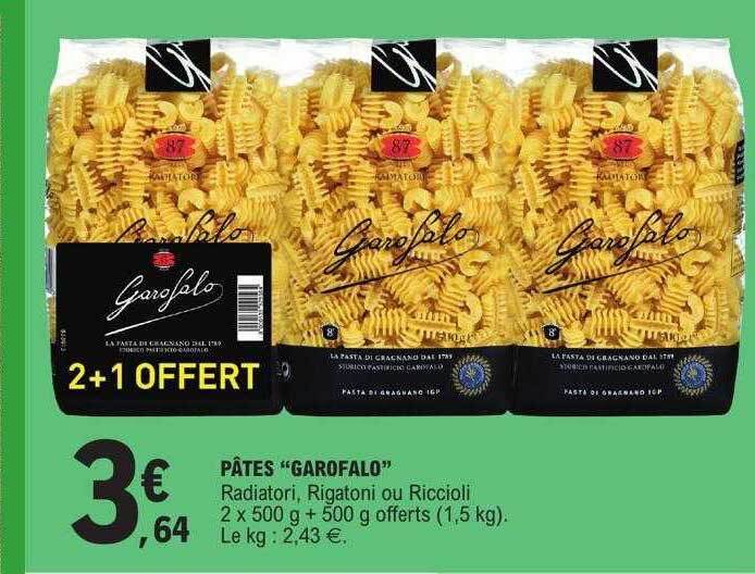 Promo Pâtes chez E.Leclerc