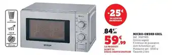 Super U Micro-Ondes Gril offre