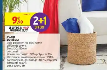 Intermarché Plaid Domédia offre
