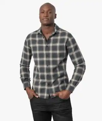 Gémo Chemise homme à carreaux aspect flanelle – coupe slim vue1 - gemo (homme) - gemo offre