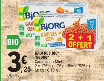 E.Leclerc Gaufres bio offre