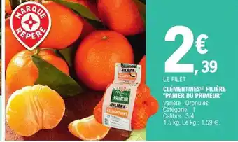 E.Leclerc Clémentines filière offre