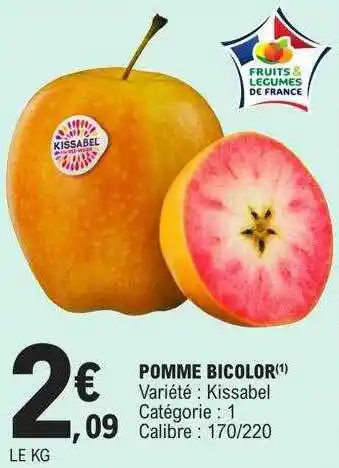 E.Leclerc Pomme bicolor offre