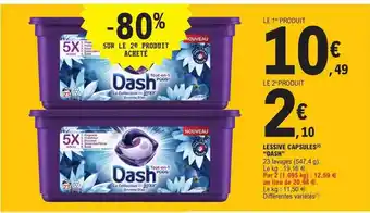 E.Leclerc Lessive capsules offre