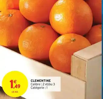 Intermarché Clementine offre