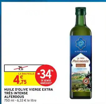 Intermarché Huile d'Olive Vierge Extra Tres Intense Alferdous offre