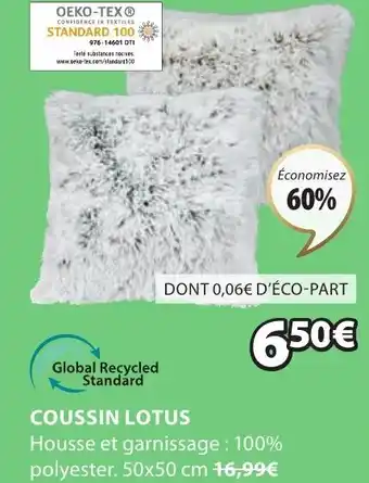 JYSK Coussin Lotus offre