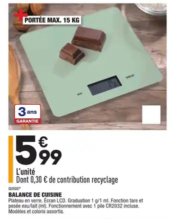 ALDI Balance de Cuisine offre