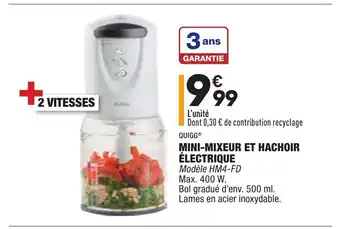 ALDI Mini-Mixeur et Hachoir Électrique offre
