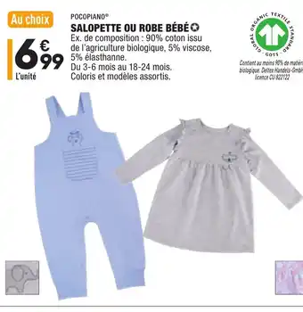 ALDI Salopette ou Robe bébé offre