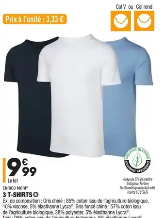 ALDI 3 T-Shirts offre