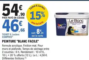 E.Leclerc Brico Peinture offre