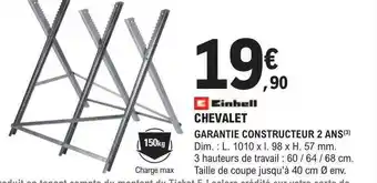 E.Leclerc Brico Chevalet einhell offre