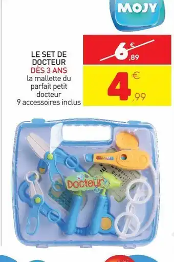 Stokomani Le set de docteur des 3 ans offre