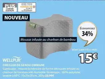 JYSK Oreiller de genou ommane wellpur offre