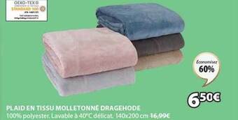 JYSK Plaid en tissu molletonné dragehode offre