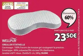 JYSK Oreiller stathelle wellpur offre