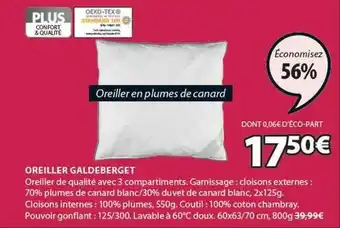 JYSK Oreiller galdeberget offre