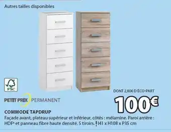 JYSK Commode tardrup offre