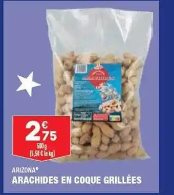 ALDI Arachides en coque grillées arizona offre