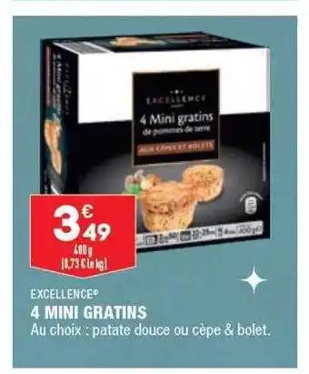ALDI 4 mini gratins excellence offre