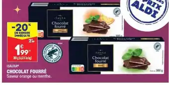 ALDI Chocolat fourré isaura offre