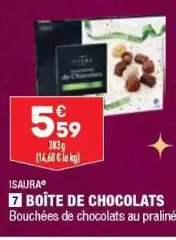 ALDI Boîte de chocolats isaura offre