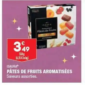 ALDI Pâtes de fruits aromatisées isaura offre