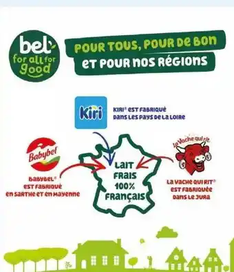 Auchan Kiri, babybel, la vache qui rit offre