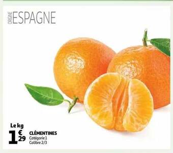 Auchan Clémentines offre
