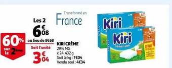 Auchan Kiri crème offre