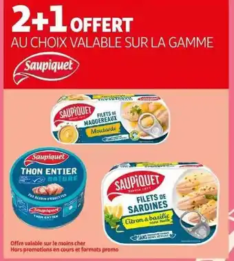 Auchan La gamme saupiquet offre