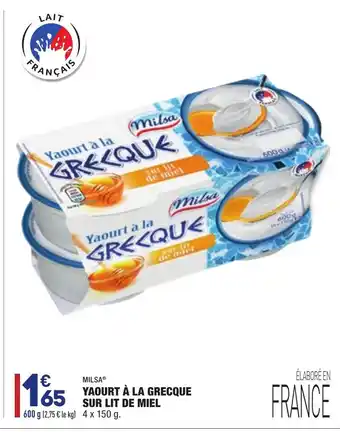 ALDI Yaourt à La Grecque Sur Lit de Miel offre