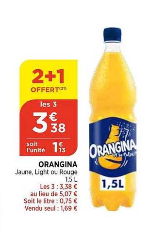 Bi1 Orangina offre