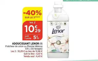 Adoucissant lenor