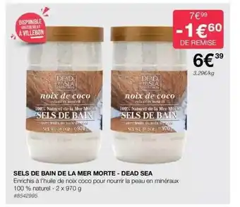 Costco Sels de bain de la mer morte - dead sea offre