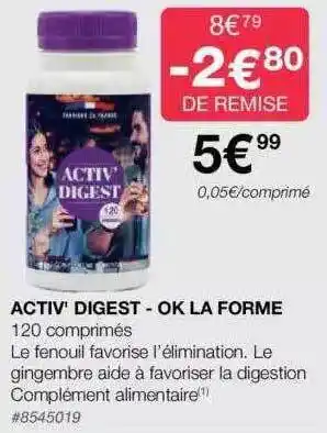 Costco Activ' digest - ok la forme offre