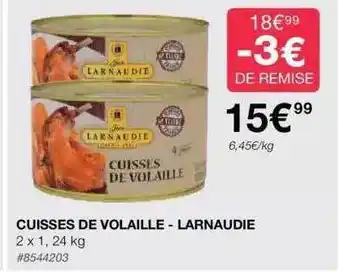 Cuisses de volaille - larnaudie