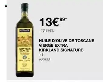 Costco Huile d'olive de toscane vierge extra kirkland signature offre