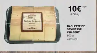 Costco Raclette de savoie igp chabert offre